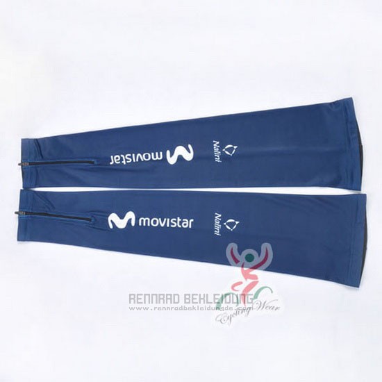 2012 Movistar Radsport Beinwarmer Radfahren